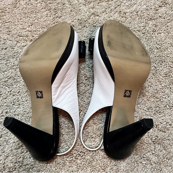 Anne Klein Akeuropia Heeled Sandal, Size 6.5.  Worn Once. ‎ Boxed. - Picture 4 of 7